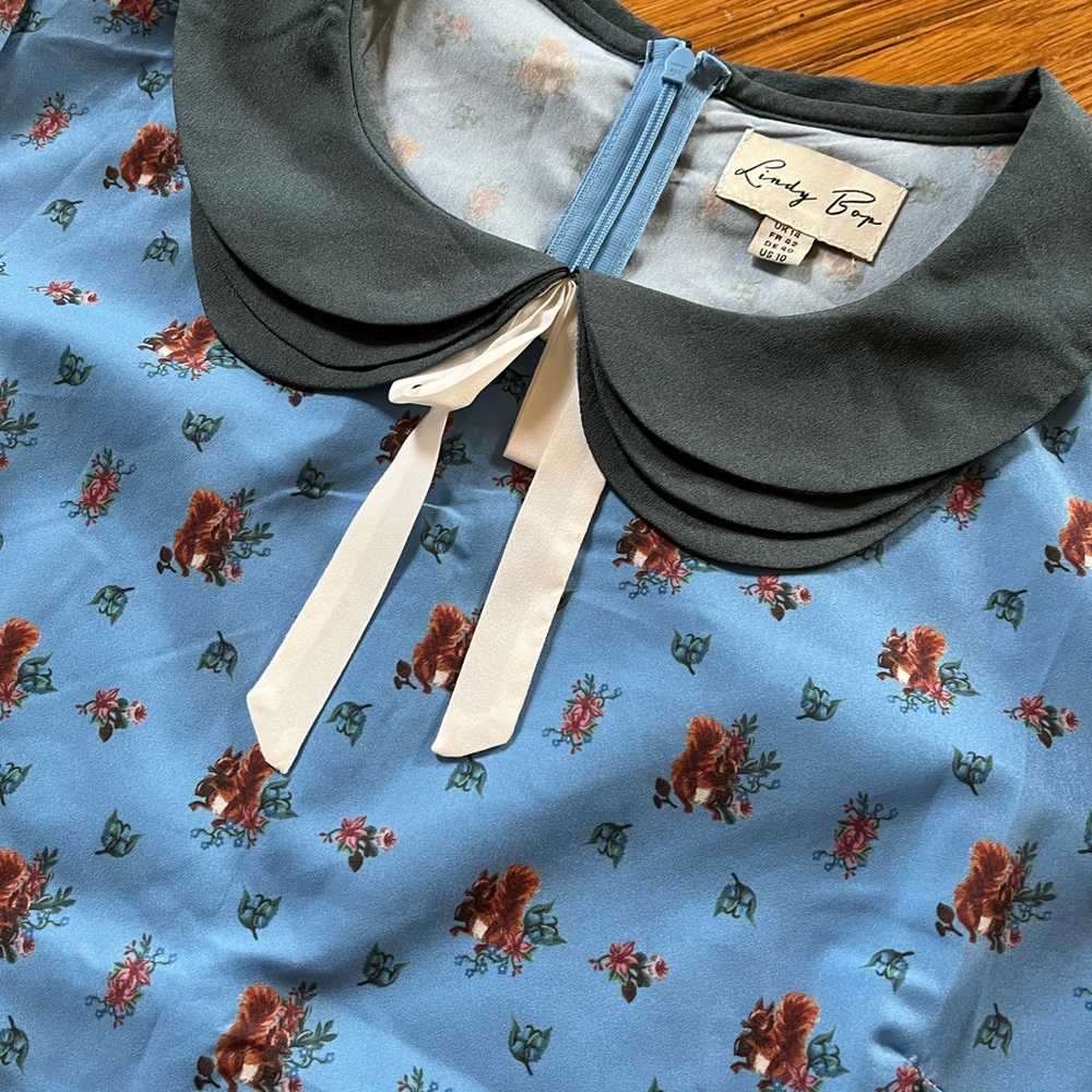 Lindy Bop Squirrel Blouse